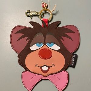 Loungefly Alice in Wonderland Dormouse Key Chain and Cardholder NEW.